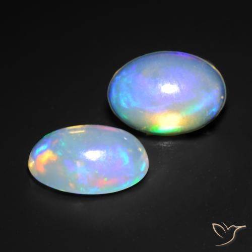 Shop natural 0.99ct Multicolore Opale gems, ovale, from Australie at GemSelect. In stock, global shipping!
