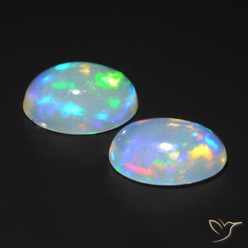 Shop natural 0.99ct Multicolore Opale gems, ovale, from Australie at GemSelect. In stock, global shipping!