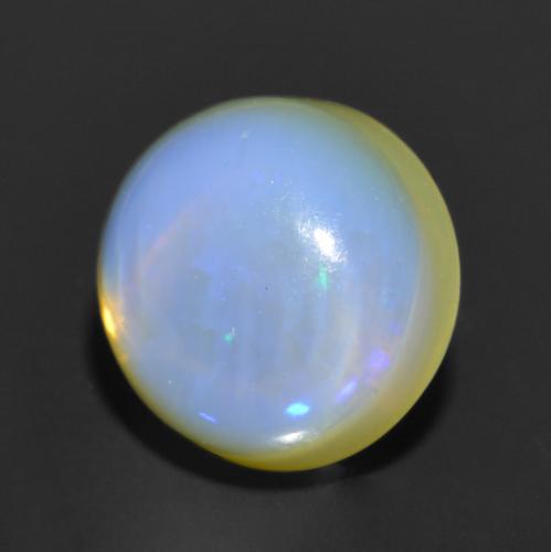 Opale Multicolore naturelle Coupe roude, 0.90 ct, Translucide