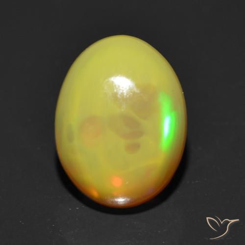 1.14ct Naturel Multicolore Opale, ovale, Translucide