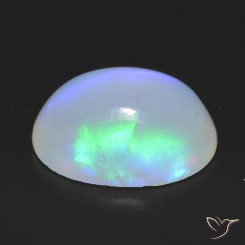 Opale Multicolore naturelle ovale, 1.13 ct, Transparent