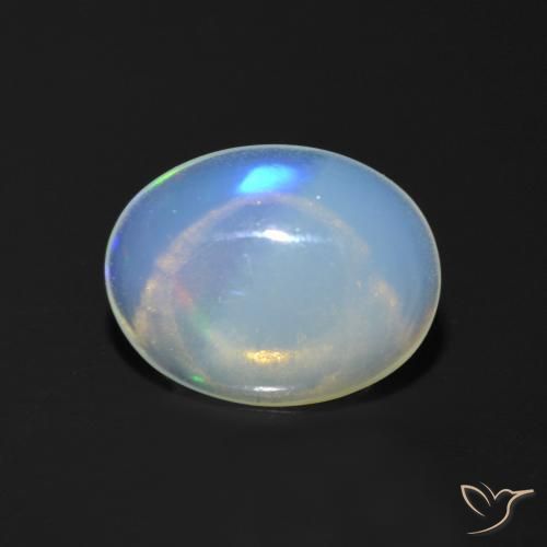 Opale Multicolore naturelle ovale, 0.93 ct, Transparent
