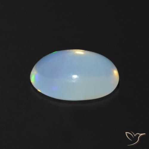 Opale Multicolore naturelle ovale, 0.93 ct, Transparent