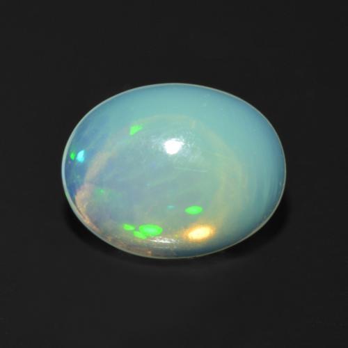 Opale Multicolore naturelle Coupe ovale, 1.12 ct, Transparent