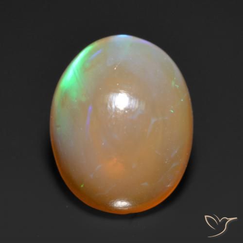 1.36ct Naturel Multicolore Opale, ovale, Translucide