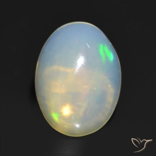1.24ct Naturel Multicolore Opale, ovale, Transparent