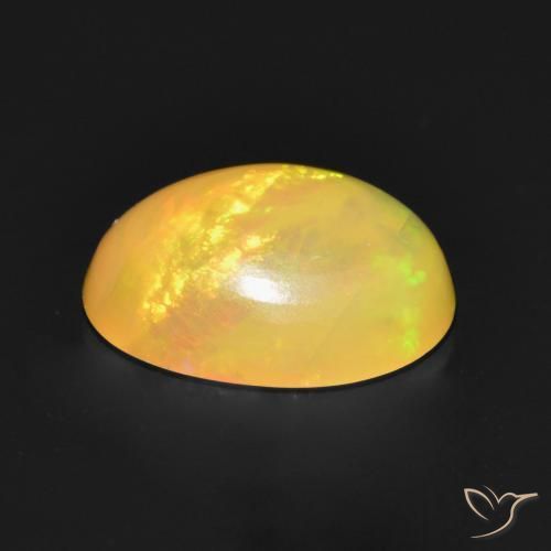Opale Multicolore naturelle ovale, 0.97 ct, Translucide