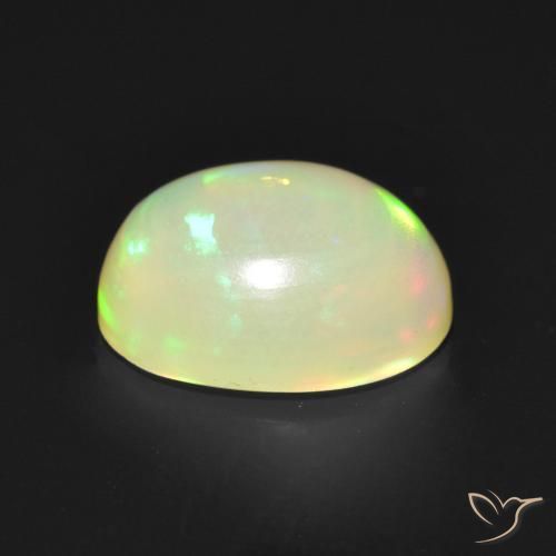 Opale Multicolore naturelle ovale, 1.42 ct, Transparent