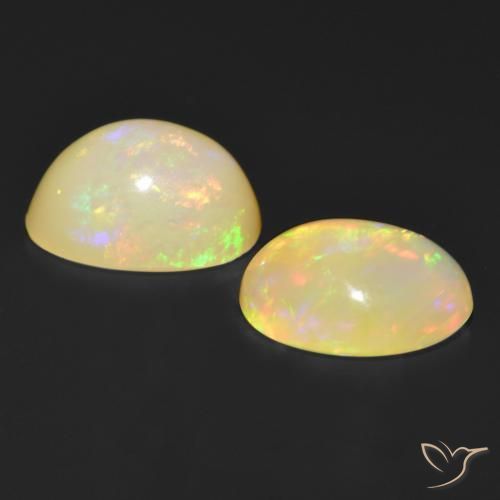 Shop natural 2.50ct Multicolore Opale gems, ovale, from Ethiopie at GemSelect. In stock, global shipping!
