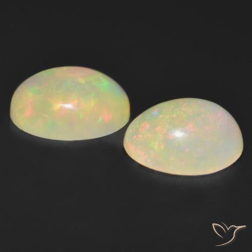 Shop natural 2.70ct Multicolore Opale gems, ovale, from Ethiopie at GemSelect. In stock, global shipping!