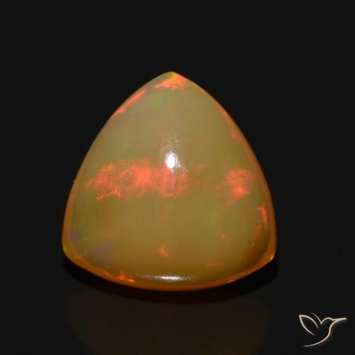 Opale Multicolore naturelle Trillion, 3.13 ct, Translucide