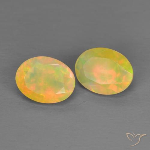 Shop natural 1.55ct Multicolore Opale gems, ovale, from Ethiopie at GemSelect. In stock, global shipping!