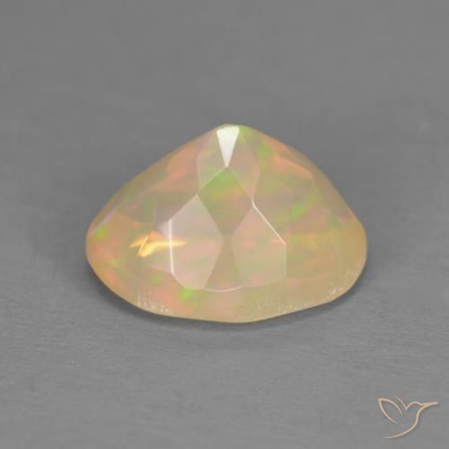 Opale Multicolore naturelle ovale, 1.47 ct, Translucide