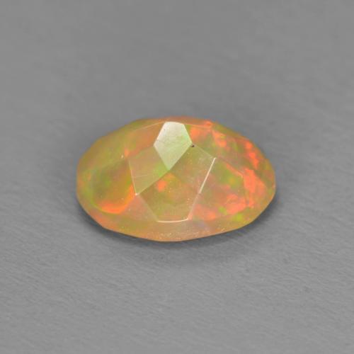 Opale Multicolore naturelle Coupe ovale, 0.86 ct, Translucide