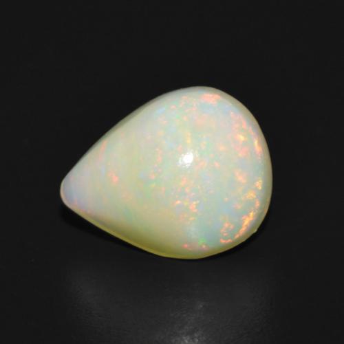 Opale Multicolore naturelle En forme de poire, 1.82 ct, Opaque