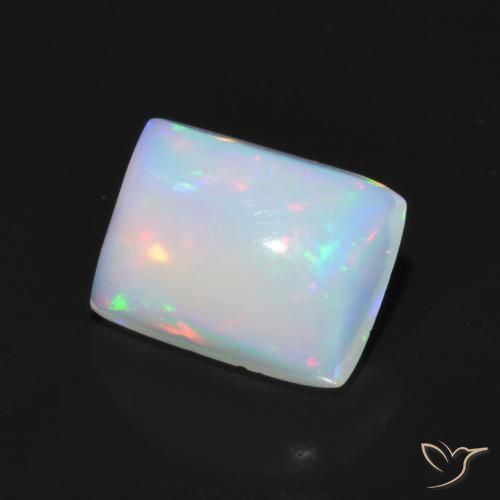 Opale Multicolore naturelle Baquette, 1.49 ct, Transparent