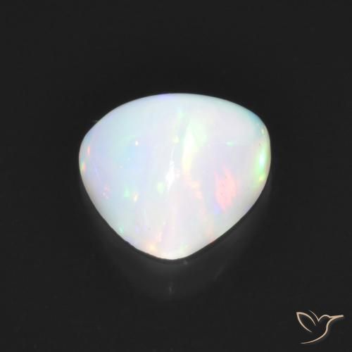 Opale Multicolore naturelle Trillion, 1.26 ct, Transparent