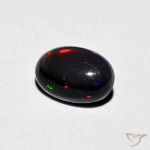 Opale Multicolore naturelle ovale, 0.48 ct, Opaque