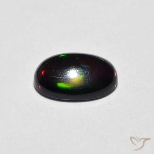 Opale Multicolore naturelle ovale, 0.48 ct, Opaque