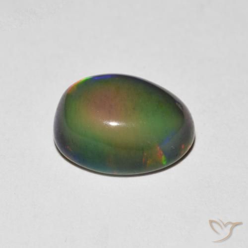 Opale Multicolore naturelle ovale, 1.23 ct, Opaque
