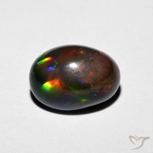 1.29ct Naturel Multicolore Opale, ovale, Opaque