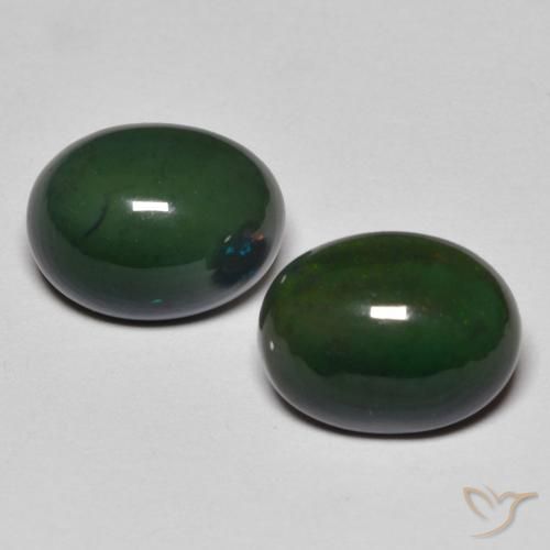2.41ctw Naturel Multicolore Opale, ovale, Opaque, Photo A