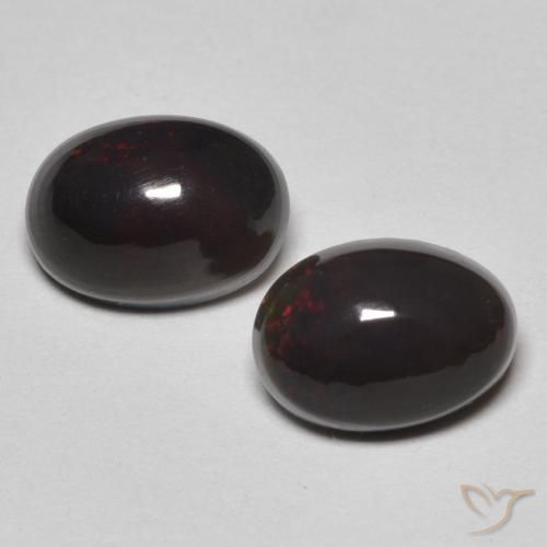 1.12ctw Naturel Multicolore Opale, ovale, Opaque
