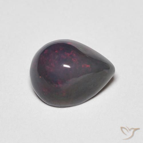 0.59ct Naturel Multicolore Opale, En forme de poire, Opaque
