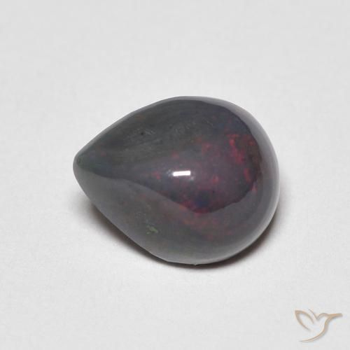 Opale Multicolore naturelle En forme de poire, 0.59 ct, Opaque