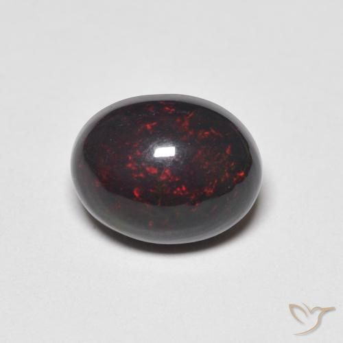 1.38ct Naturel Multicolore Opale, ovale, Opaque, Photo A