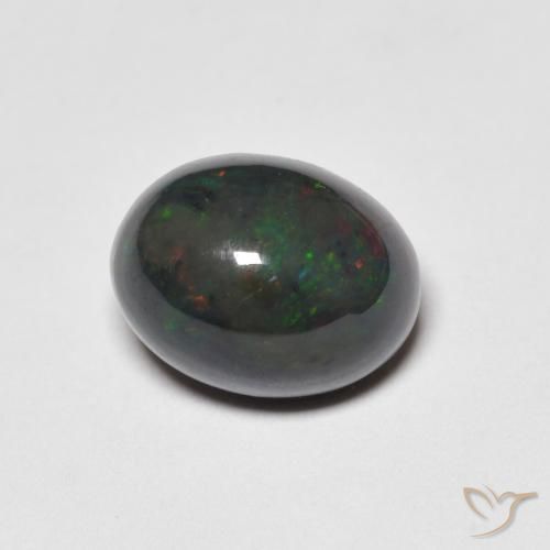 1.62ct Naturel Multicolore Opale, ovale, Opaque