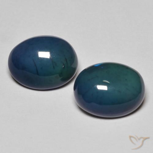 1.93ctw Naturel Multicolore Opale, ovale, Opaque