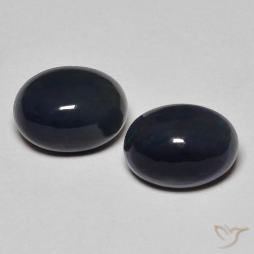 1.56ctw Naturel Multicolore Opale, ovale, Opaque