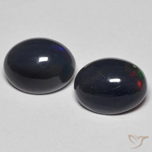 1.68ctw Naturel Multicolore Opale, ovale, Opaque, Photo A