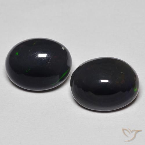 2.17ctw Naturel Multicolore Opale, ovale, Opaque