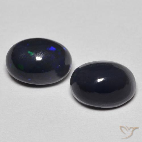1.18ctw Naturel Multicolore Opale, ovale, Opaque