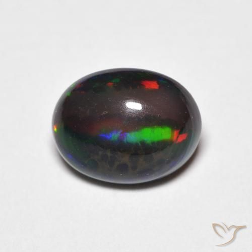 1.20ct Naturel Multicolore Opale, ovale, Opaque