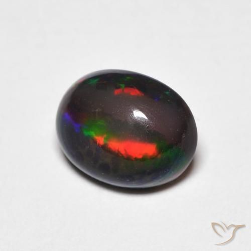Opale Multicolore naturelle ovale, 1.20 ct, Opaque