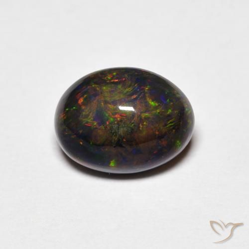 1.15ct Naturel Multicolore Opale, ovale, Opaque