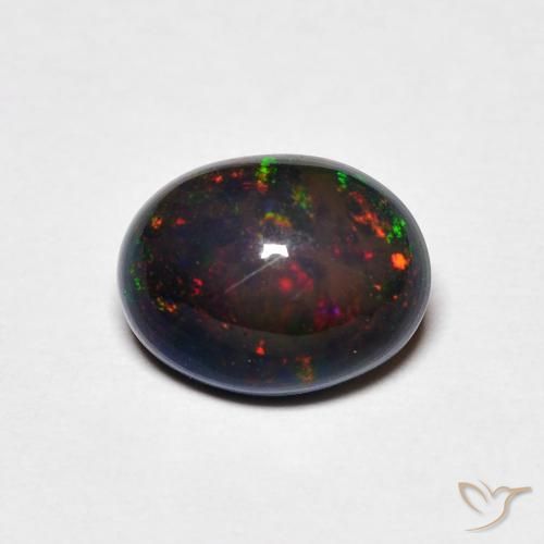 1.23ct Naturel Multicolore Opale, ovale, Opaque