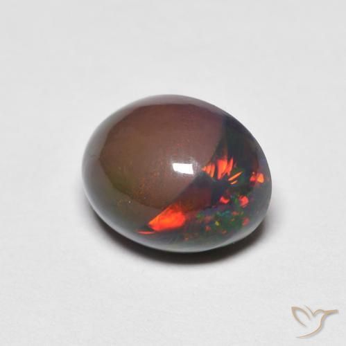 Opale Multicolore naturelle ovale, 1.47 ct, Opaque