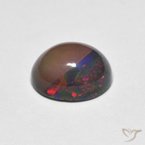 Opale Multicolore naturelle ovale, 1.47 ct, Opaque