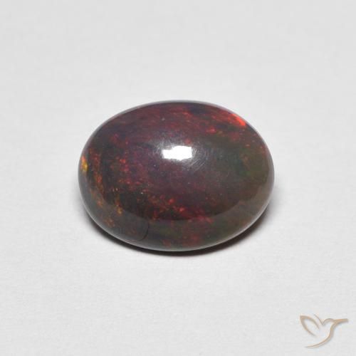 0.90ct Naturel Multicolore Opale, ovale, Opaque