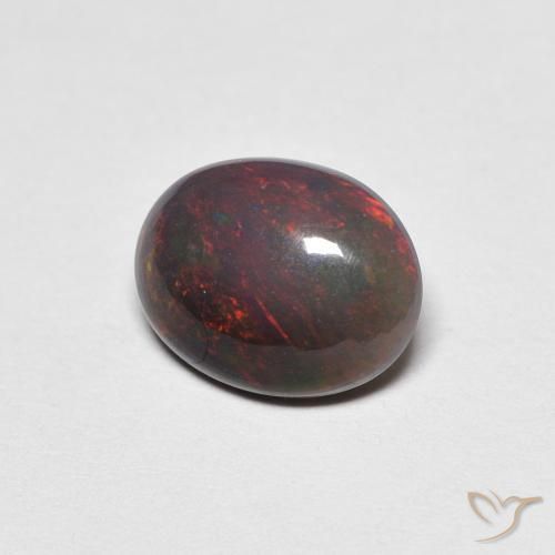 Opale Multicolore naturelle ovale, 0.90 ct, Opaque