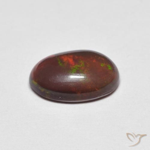 Opale Multicolore naturelle ovale, 1.11 ct, Opaque