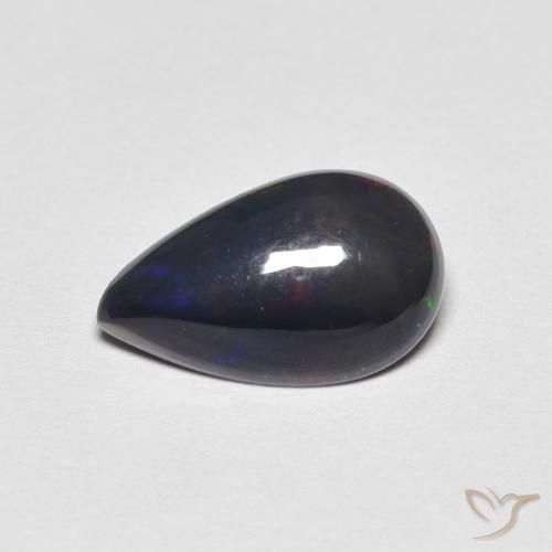 Opale Multicolore naturelle En forme de poire, 1.13 ct, Opaque