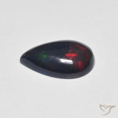 Opale Multicolore naturelle En forme de poire, 1.13 ct, Opaque