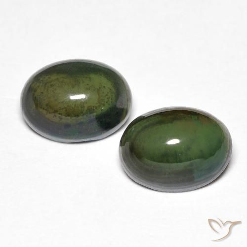 1.43ctw Naturel Multicolore Opale, ovale, Opaque
