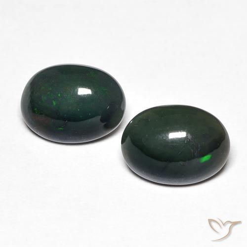 1.36ctw Naturel Multicolore Opale, ovale, Opaque