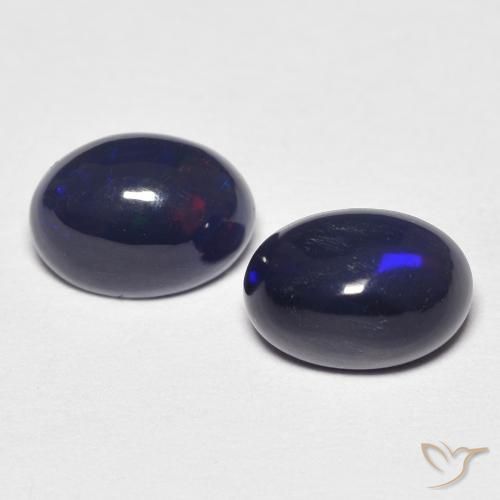 1.03ctw Naturel Multicolore Opale, ovale, Opaque, Photo A